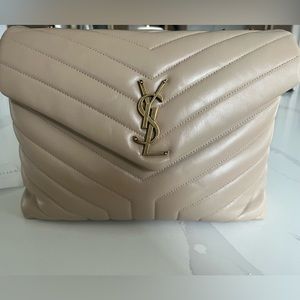 YSL MED LOU LOU. DARK BEIGE AUTHENTIC
